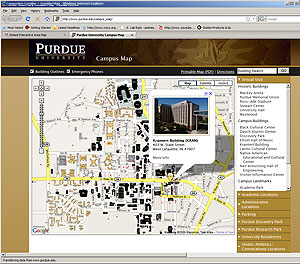 purdue university map